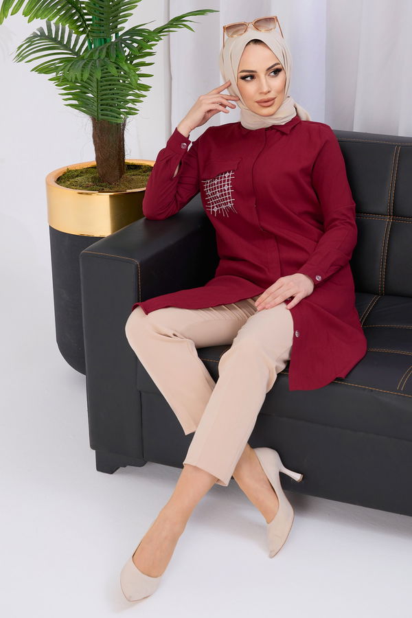 Tunik Bordo - 3984