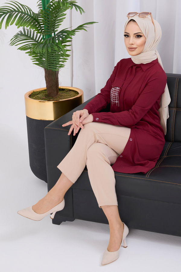 Tunik Bordo - 3984