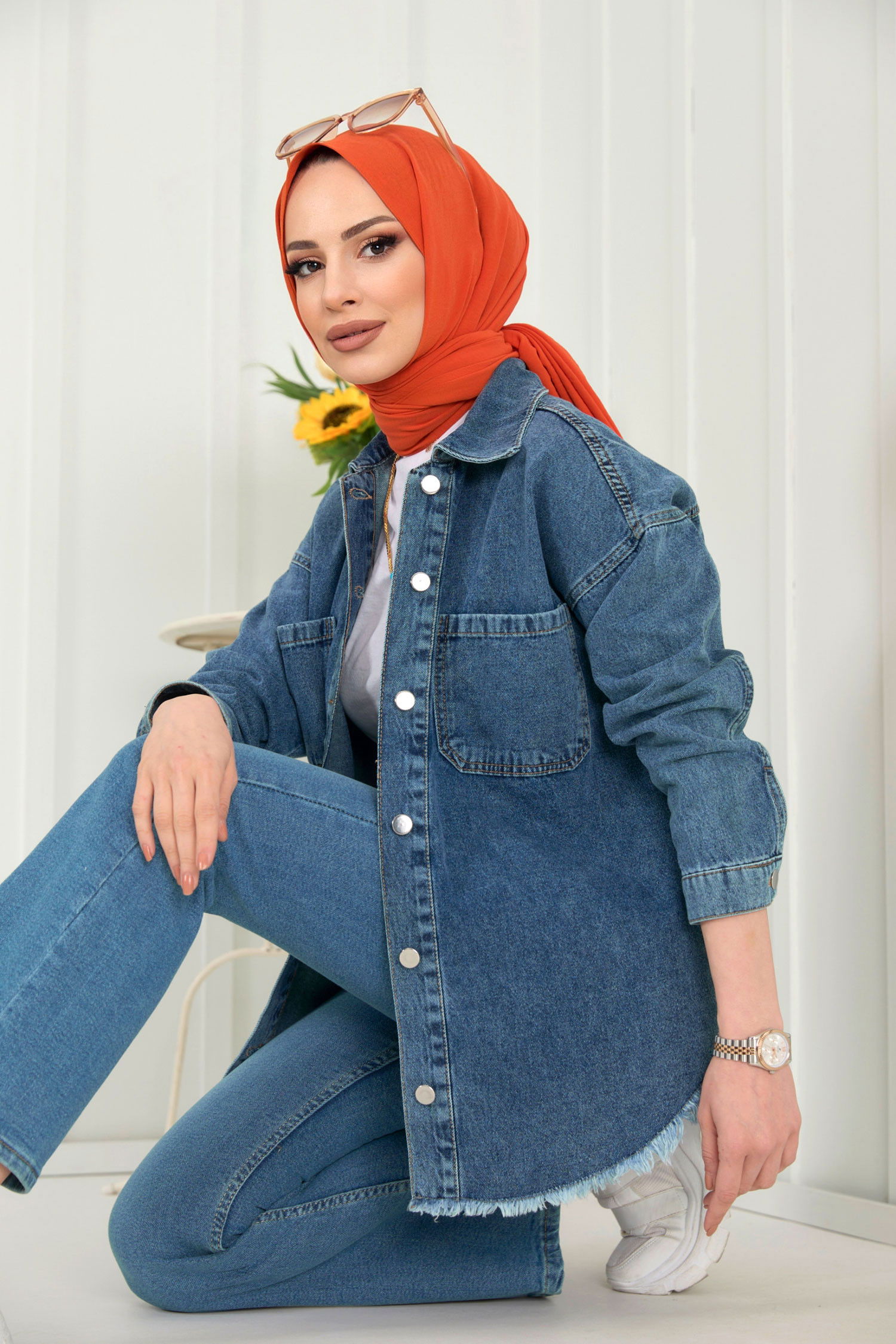 Kot Gömlek Mavi - 11394