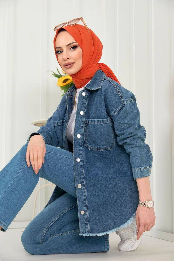 Kot Gömlek Mavi - 11394