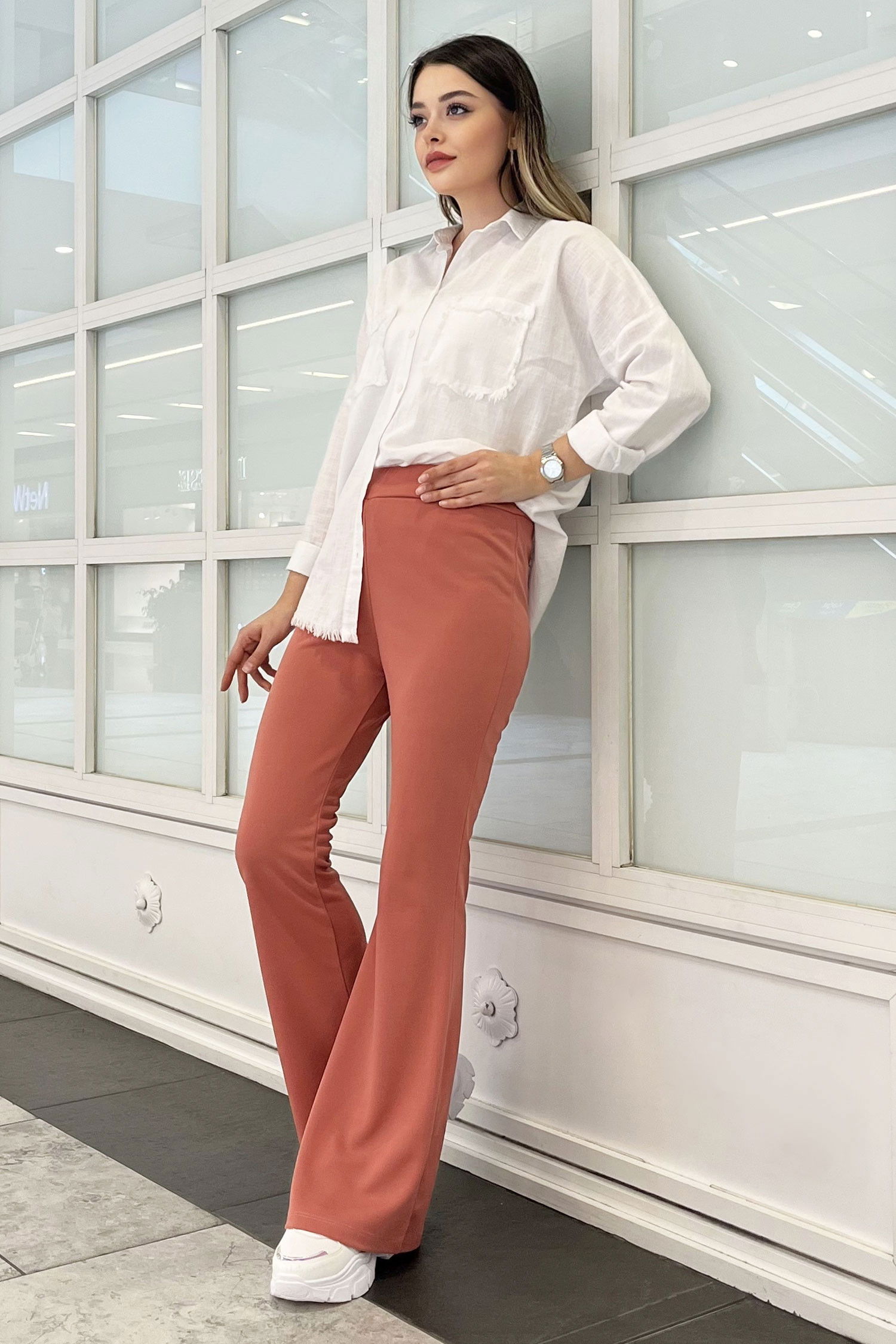 Pantolon Pembe - 11399