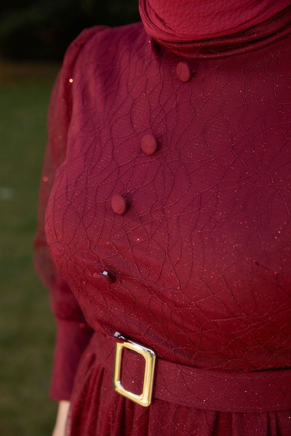 Abiye Bordo - 11461