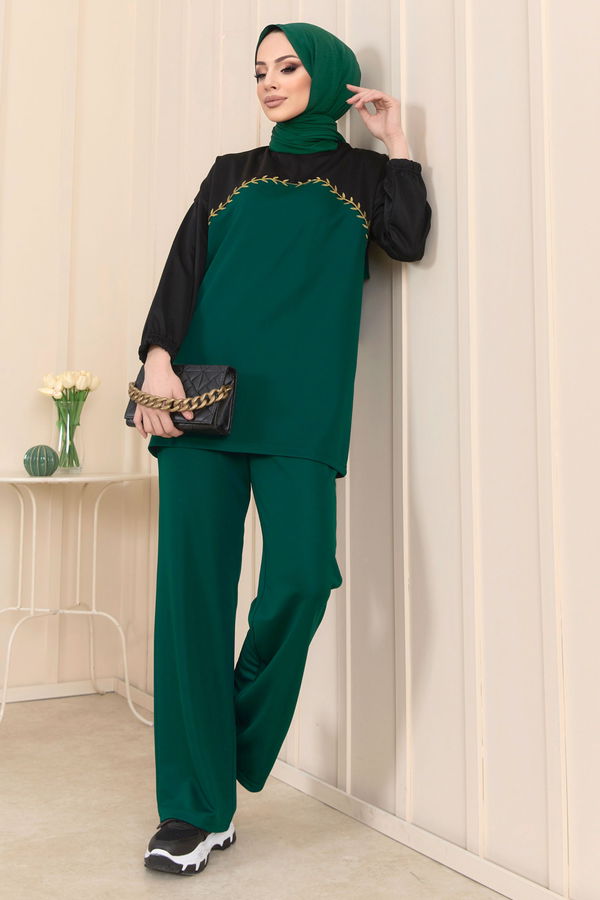 Tunik+Pantolon Yeşil - 11462