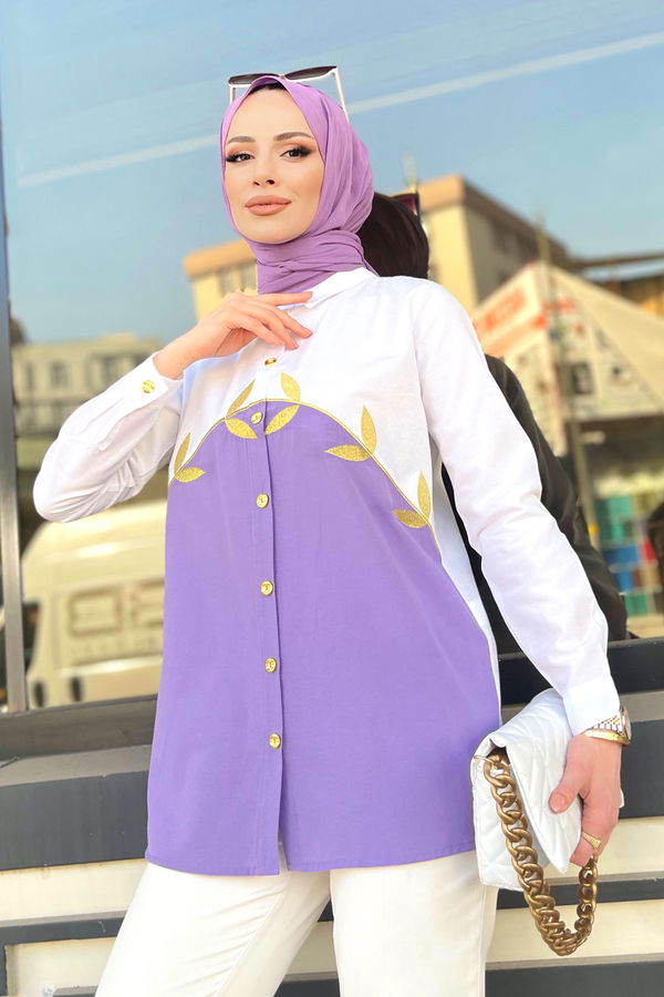 Gömlek Lila - 11463