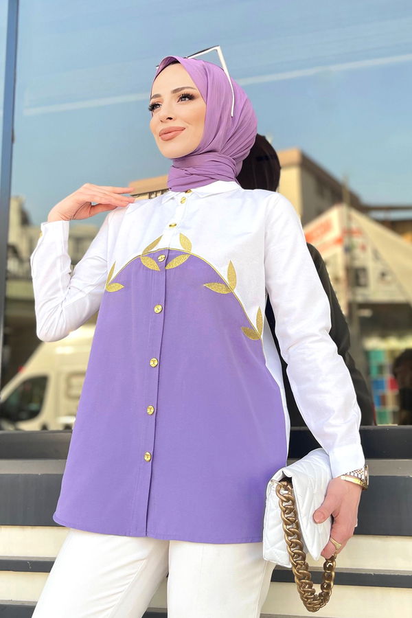 Gömlek Lila - 11463