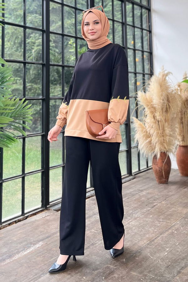 Tunik+Pantolon Vizon - 11525