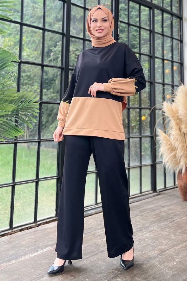 Tunik+Pantolon Vizon - 11525