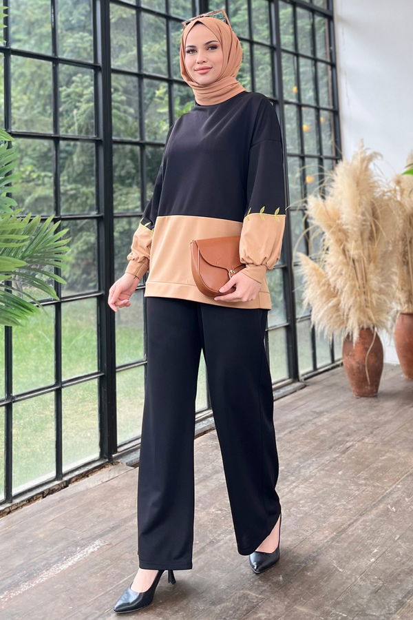 Tunik+Pantolon Vizon - 11525