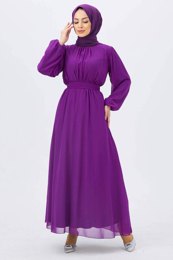 Abiye Elbise Mor - 10354 MOR