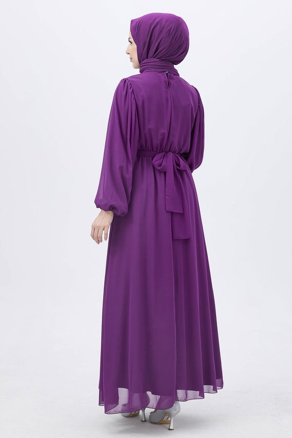 Abiye Elbise Mor - 10354 MOR