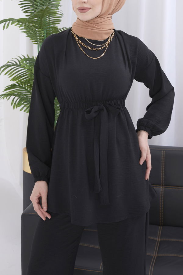 Bluz+Pantolon Siyah - 10523 SİYAH