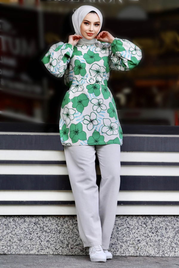 Tunik Pantolon Yeşil - 10561