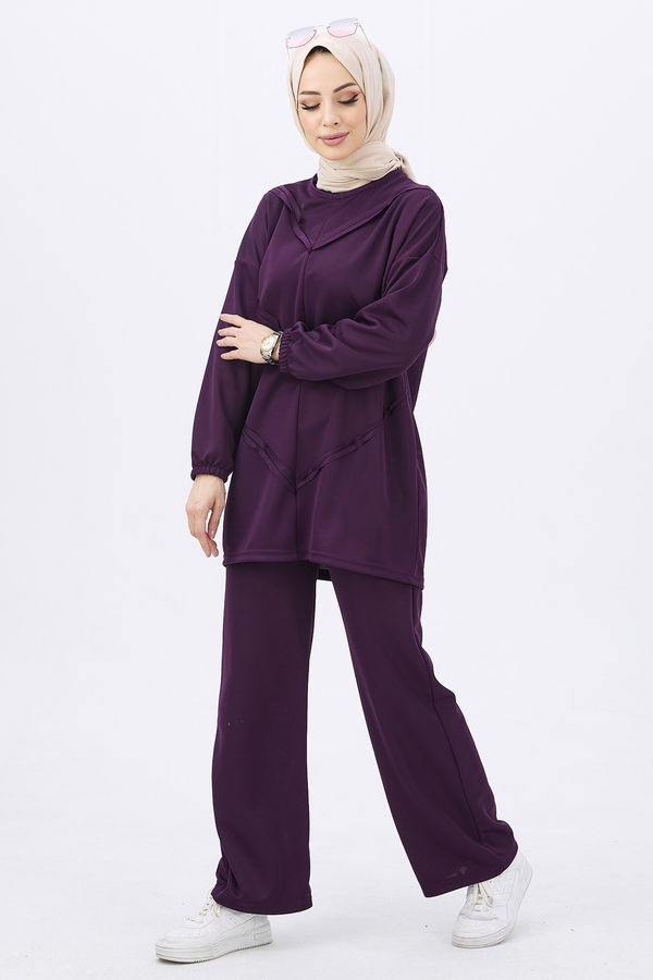 Tunik Pantolon Mor - 11055 MOR