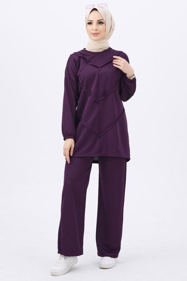Tunik Pantolon Mor - 11055 MOR