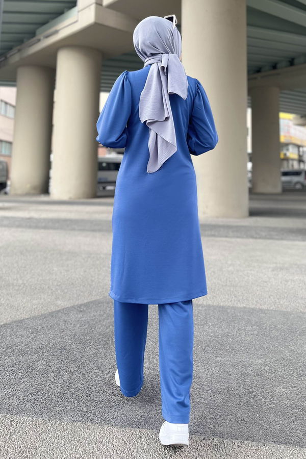 Tunik Pantolon Mavi - 11343
