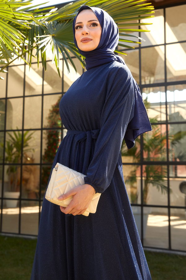 Abiye Lacivert - 11485