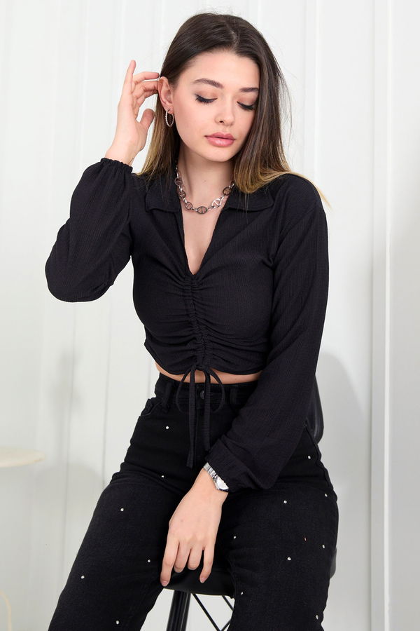 Bluz Siyah - 11487 SİYAH