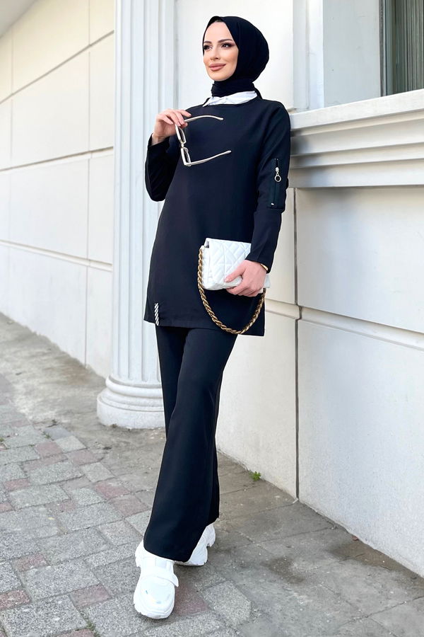 Tunik Pantolon Siyah - 11495 SİYAH