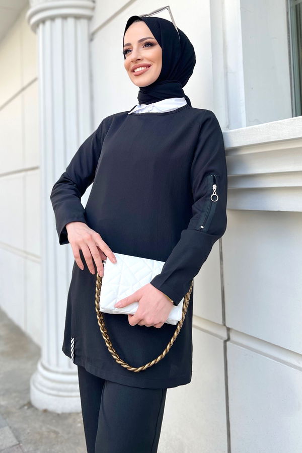 Tunik Pantolon Siyah - 11495 SİYAH