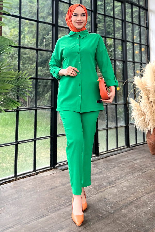 Tunik+Pantolon Yeşil - 11498