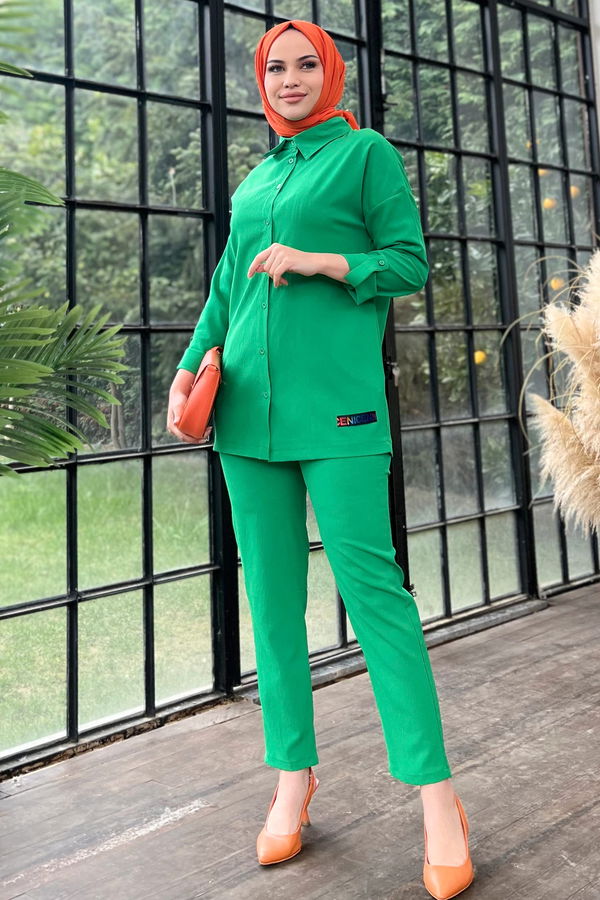 Tunik+Pantolon Yeşil - 11498