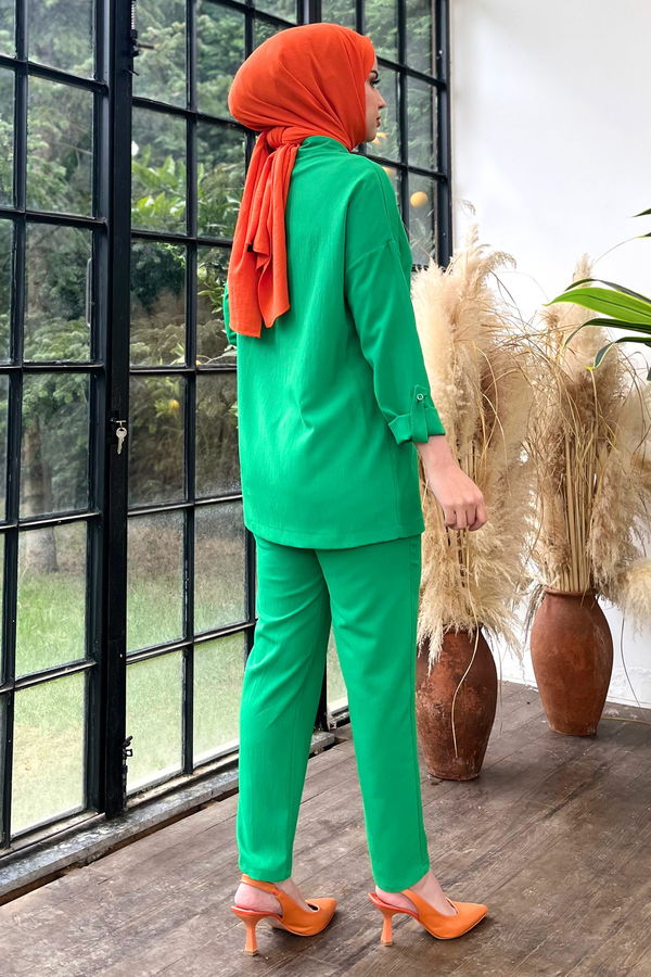 Tunik+Pantolon Yeşil - 11498