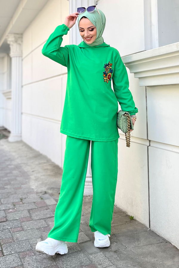 Tunik+Pantolon Yeşil - 11503 YEŞİL