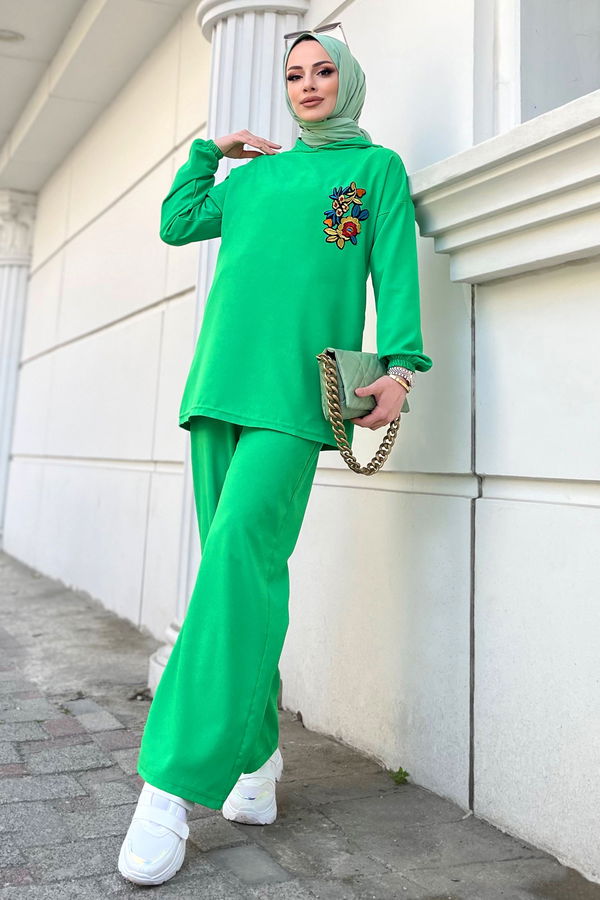 Tunik+Pantolon Yeşil - 11503 YEŞİL