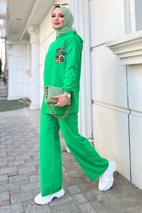 Tunik+Pantolon Yeşil - 11503 YEŞİL