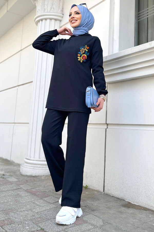 Tunik+Pantolon Siyah - 11503