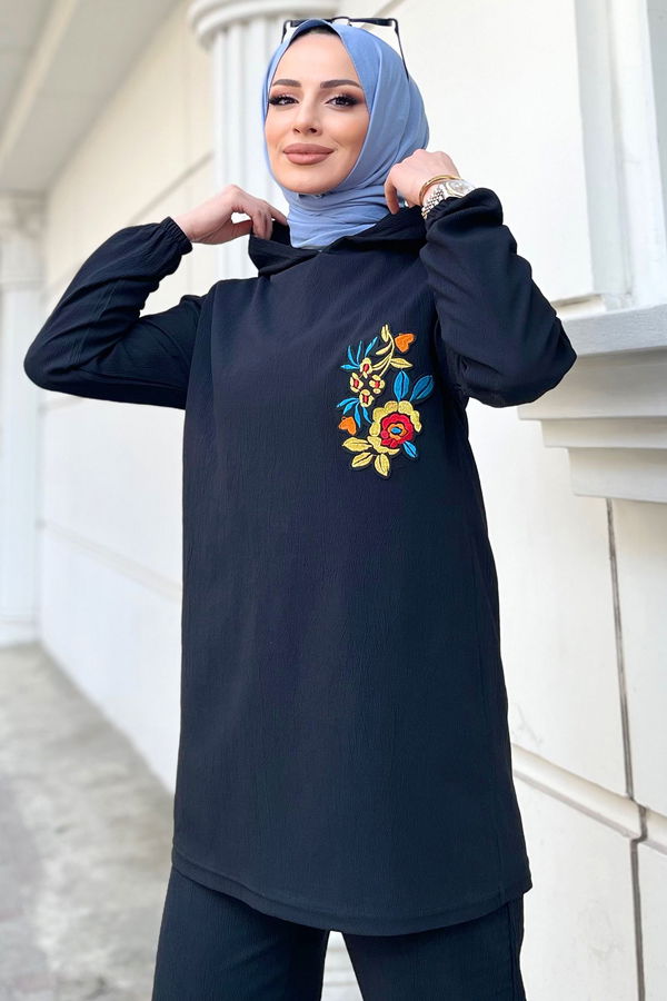 Tunik+Pantolon Siyah - 11503