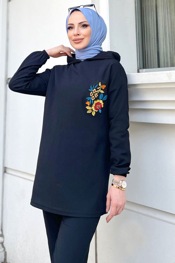 Tunik+Pantolon Siyah - 11503
