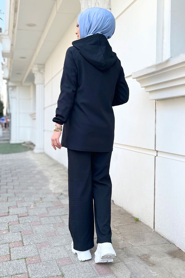 Tunik+Pantolon Siyah - 11503