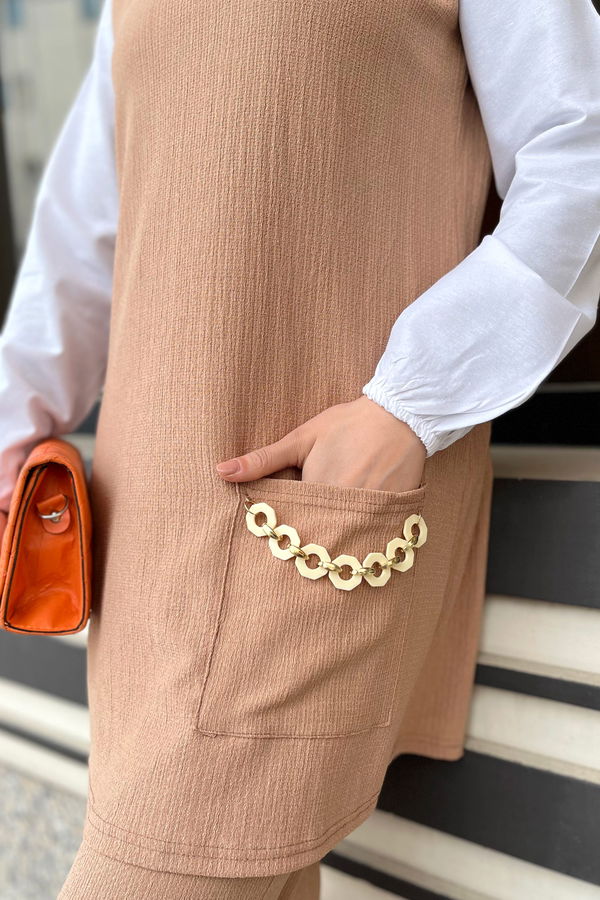 Tunik Pantolon Vizon - 11528