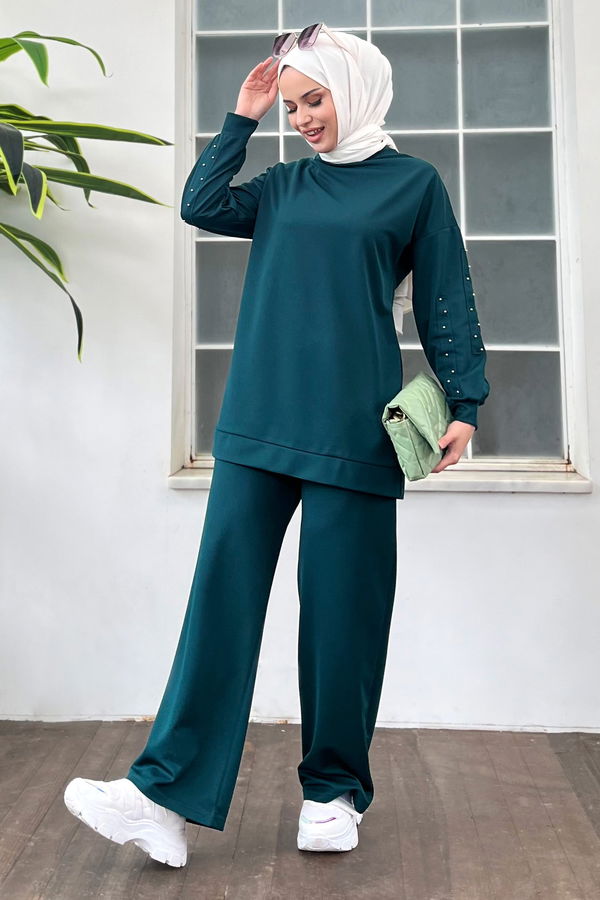 Tunik+Pantolon Yeşil - 11538