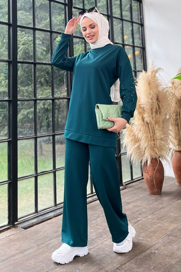 Tunik+Pantolon Yeşil - 11538