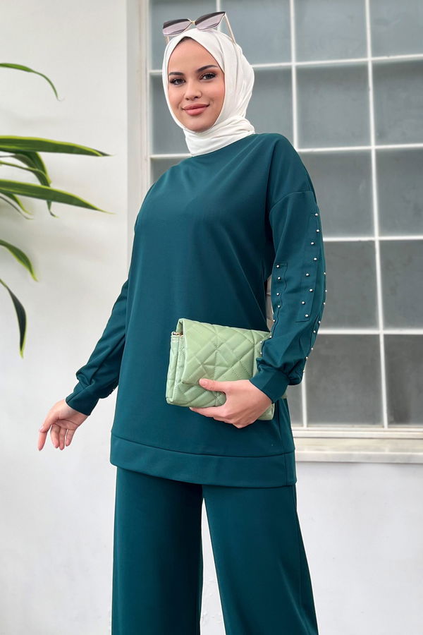 Tunik+Pantolon Yeşil - 11538