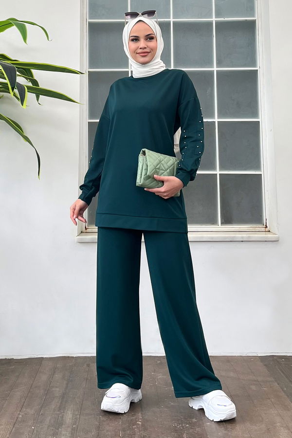 Tunik+Pantolon Yeşil - 11538