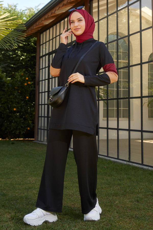 Tunik+Pantolon Siyah - 11540