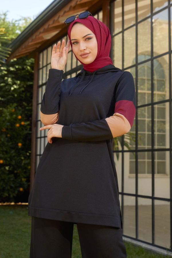 Tunik+Pantolon Siyah - 11540