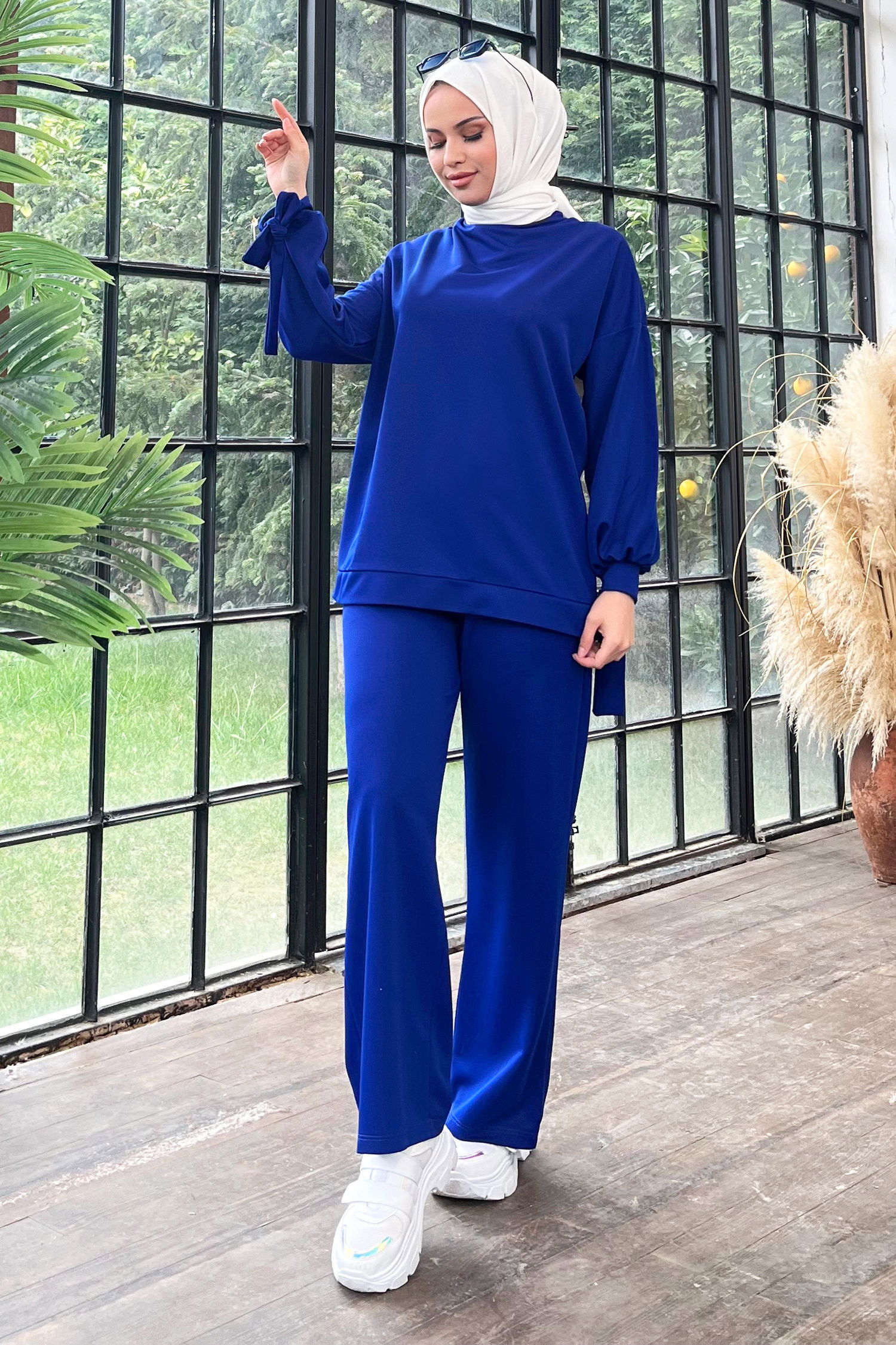 Tunik+Pantolon Mavi - 11542