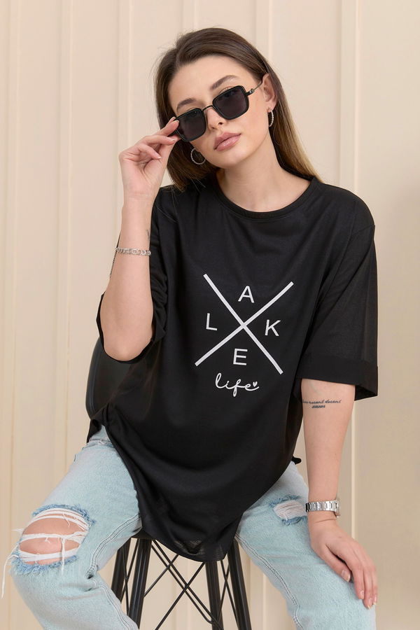 T-Shirt Siyah - 22248