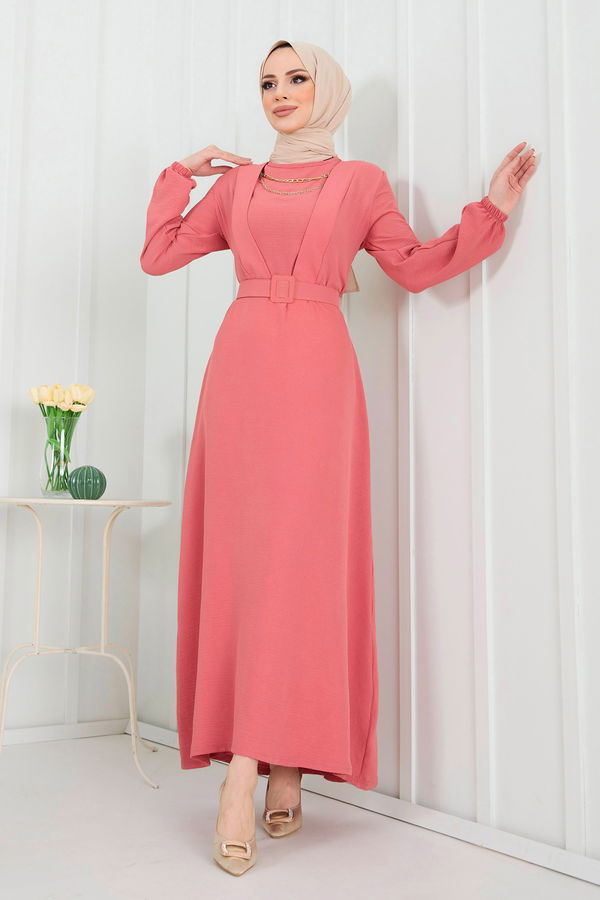 Elbise Pembe - 22292 PEMBE