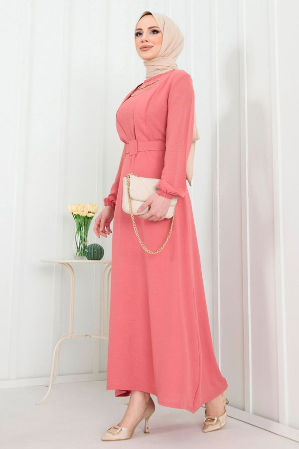 Elbise Pembe - 22292 PEMBE