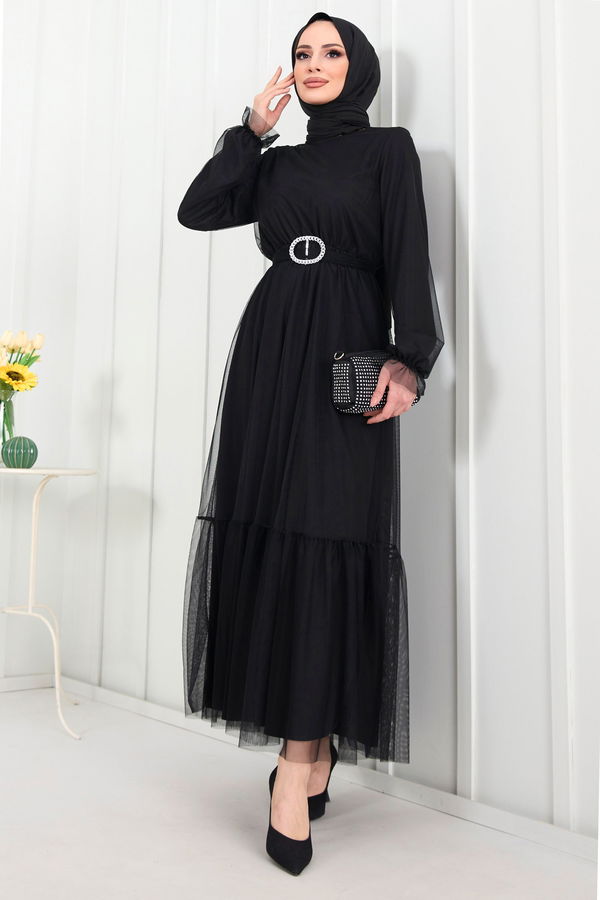 Abiye Siyah - 22299 SİYAH