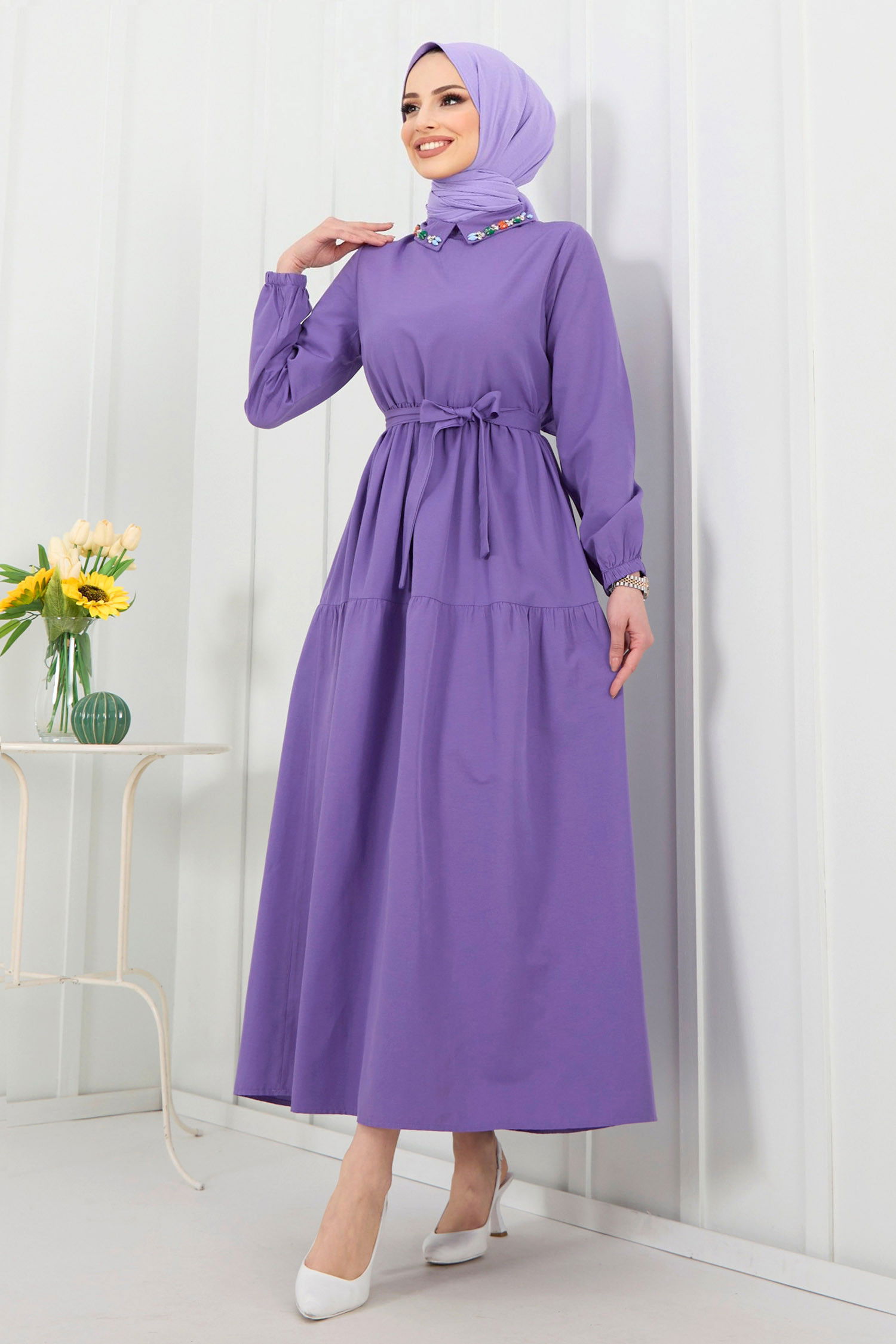 Elbise Lila - 22321