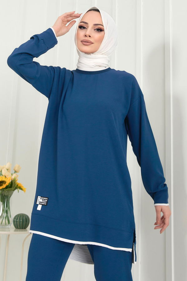 Tunik+Pantolon Mavi - 22351 MAVİ