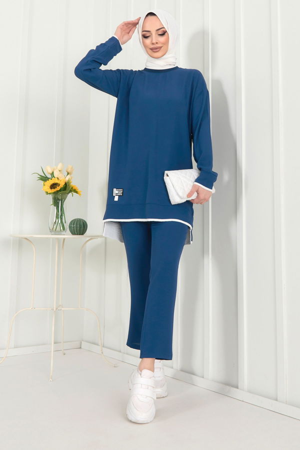 Tunik+Pantolon Mavi - 22351 MAVİ