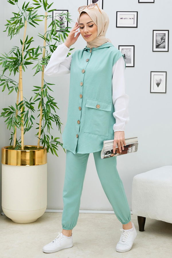 Tunık Pantolon Yeşil - 3707
