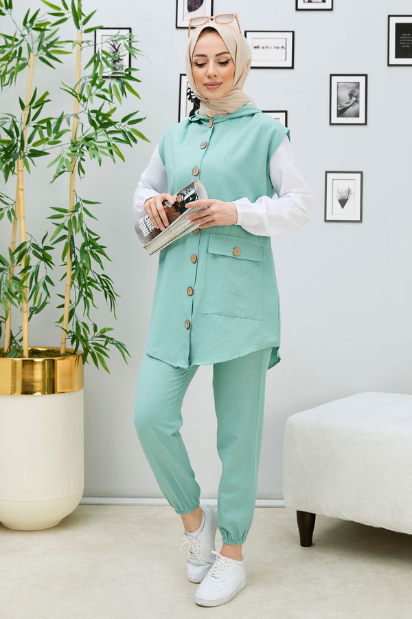 Tunık Pantolon Yeşil - 3707